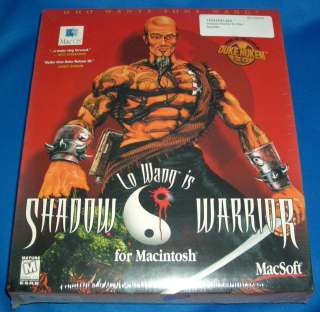 Shadow Warrior for Mac new in sealed retail box (rare)  