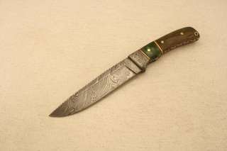   king HAND FORGED DAMASCUS KNIFE  STUNNING FILE WORK  PR 1194  