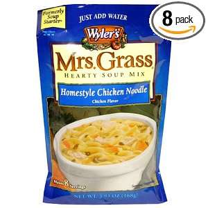 Wylers Mrs. Grass Hearty Soup Mix, Homestyle Chicken Noodle, 5.93 
