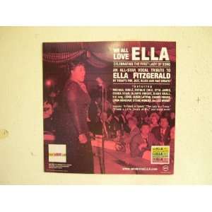  Ella Fitzgerald Poster We All Love Ella