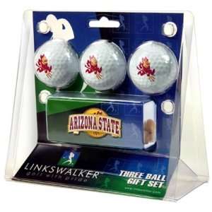   Sun Devils NCAA 3 Golf Ball Gift Pack w/ Hat Clip