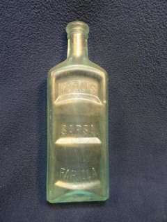Hoods Sarsaparilla   Lowell Mass. 1800s Bottle  
