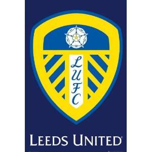    Football Posters Leeds   Crest   35.7x23.8 inches