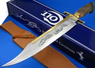 COLT Crown Stag Alamo 175th Anniversary Giant Fixed Blade Bowie Knife 