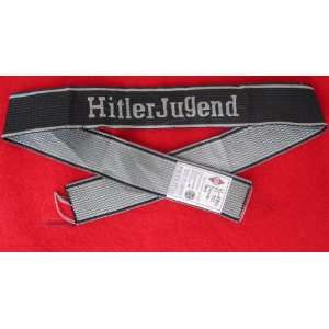  German Nazi Hitler Youth HJ Cuff Title w RZM BDM Tag WWII 