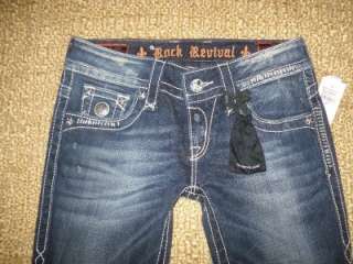   Revival Jen bootcut low rise stretch flap dark jeans 27x34.5 Buckle