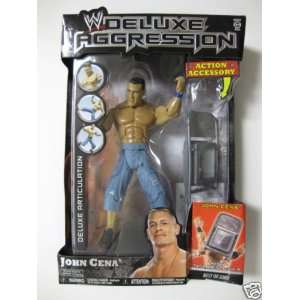   OF 2009 DELUXE AGGRESSION WWE JOHN CENA ACTION FIGURE Toys & Games