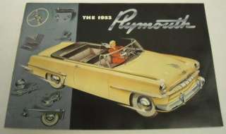 Plymouth 1953 Full Line Sales Brochure  