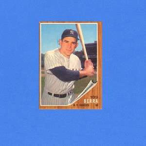 YOGI BERRA 1962 TOPPS #360   NRMINT OUTSTANDING  