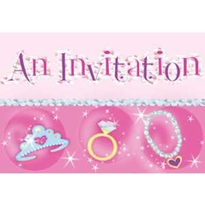  Princess Prismatic Invitations, 8ct Toys & Games