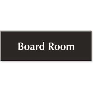  Board Room Outdoor Engraved Sign, 12 x 4 Office 