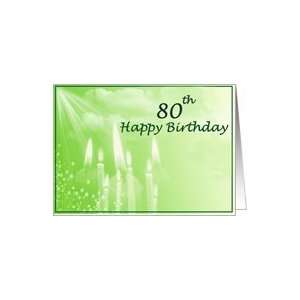  80 BIRTHDAY Card Toys & Games