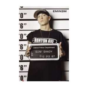  EMINEM Line Up Music Poster