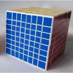  ShengShou 8x8x8 8cm White Twisty Speed Cube Puzzle 8x8 