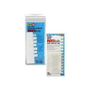 Quality Product By Redi Tag Corporation   Write On Plain Tabs 1x7/16 