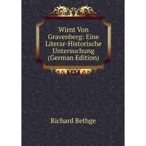   Untersuchung (German Edition) (9785874856007) Richard Bethge Books