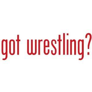  Got Wrestling?   Decal / Sticker