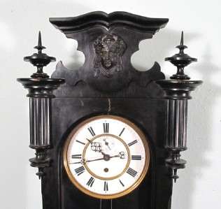 Antique French Vienna Regulator Clock Napoleon III Second Empire 