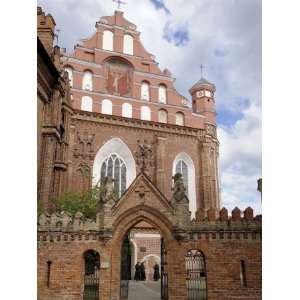  Bernardine Church and Monastery with Monks Standing by the 