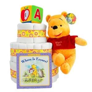  Winnie The Pooh 3 Tier Baby Diaper Cake Baby