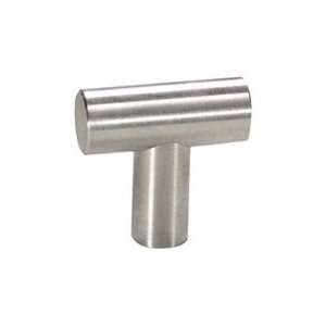 Schaub & Co. SS 014 Stainless Steel 1 3/8 T Knob   Stainless Steel