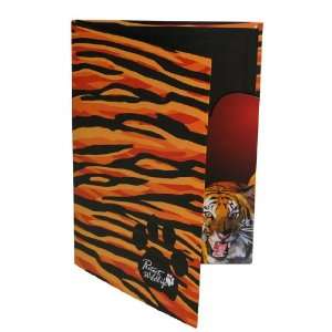  OBon Wildlife Tiger Folders. 4 Pack