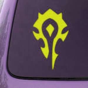  WORLD OF WARCRAFT HORDE PVP   WOW   3 WHITE   Vinyl Decal 