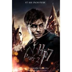  Harry Potter Movie Flyer Poster   Deathly Hallows Part II 