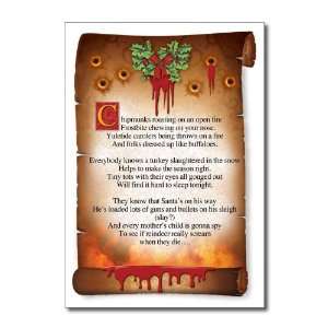  Chipmunks Roasting Funny Merry Christmas Greeting Card 