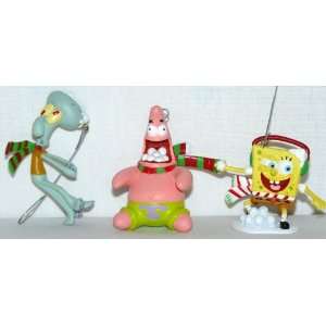  Spongebob Squarepants Christmas Ornaments Snowball Fight 
