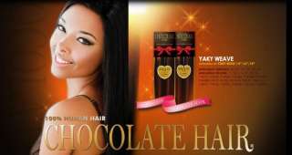 Chocolate Hair Yaky 14   100% Human Hair Weaving  