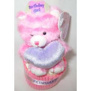   Milly The Pinkest Kitten on a Cupcake   February Birthday Girl Plush