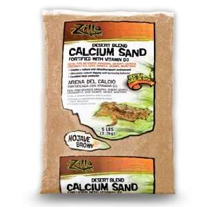  Zilla Calcium Sand   Mojave Brown   5 lb