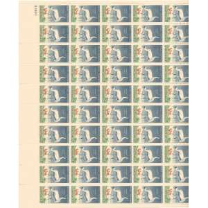 Whooping Cranes Full Sheet of 50 X 3 Cent Us Postage Stamps Scot #1098
