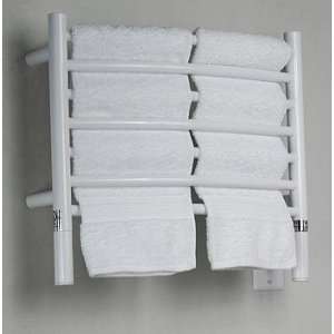  Amba / Jeeves Amba Towel Warmer  H Curved, White, 20.5 x 