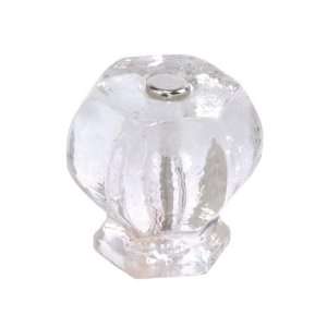  Glass Knobs Clear 1 1/4