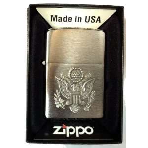  Zippo Custom Lighter   USA American Presidential Military 