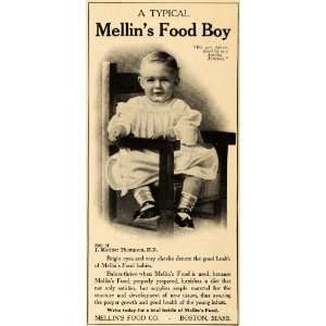 1912 Ad J Mariner Thompson Son Mellins Food Company   Original Print 