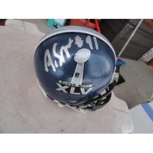  Aaron Smith Autographed Mini Helmet   Super Bowl 45 Xlv 