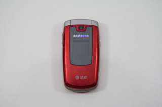 Samsung SGH A437 in red for AT&T Cellular Flip Phone with Camera 