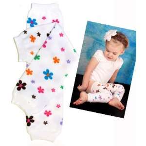    #84 Flower baby leg warmers for girl by My Little Legs Baby