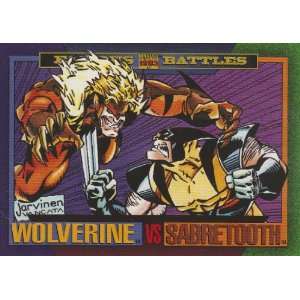 Wolverine vs. Sabretooth #149 (Marvel Universe Series 4 Trading Card 