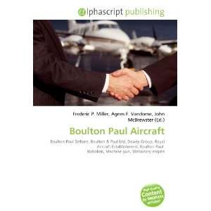  Boulton Paul Aircraft (9786132713155) Books