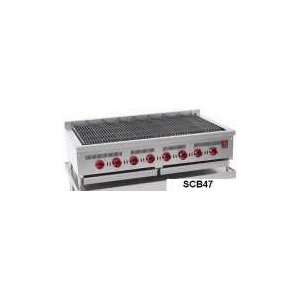  Wolf Range Wolf SCB472 Low Profile Gas Charbroiler 1 EA 