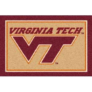    NCAA Team Spirit Rug   Virginia Tech Hokies VT