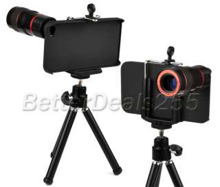 8x Optical Telescope Camera Lens+Tripod For iPhone 4 4G  