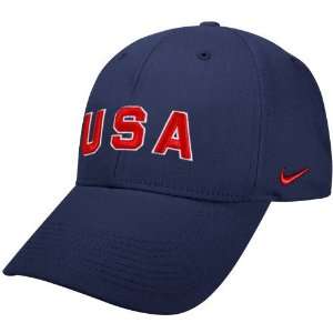   Winter Olympics Team USA Navy Blue Flex Fit Hat