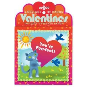  Animal Valentines Cards Toys & Games