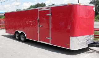 NEW 8.5X 24 ENCLOSED MOTORCYCLE TRAILER  