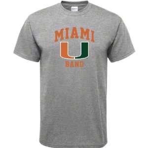  Miami Hurricanes Sport Grey Band Arch T Shirt